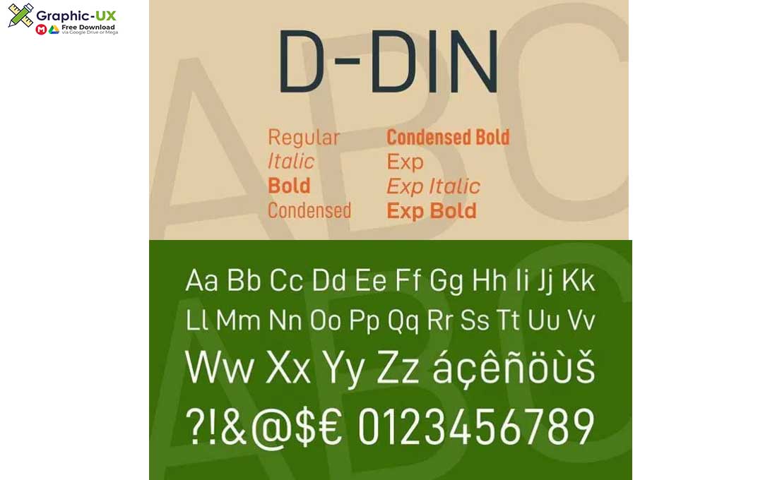 D-DIN Font Family 