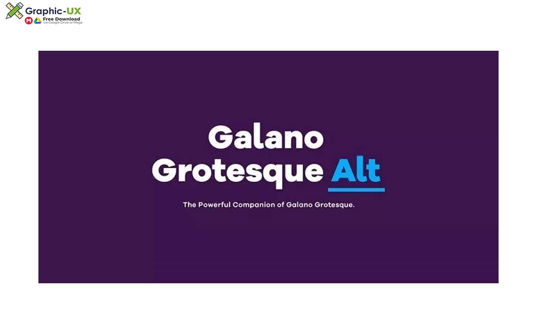 Galano Grotesque Font 