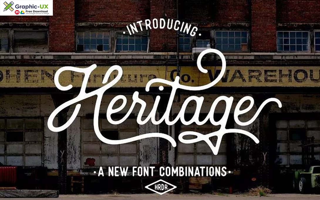 Heritage Font Combinations 