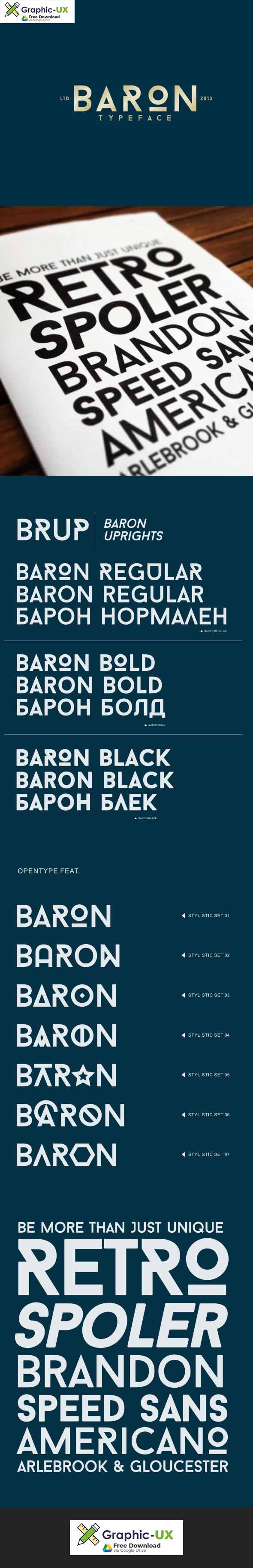 Baron Font Family