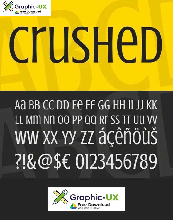 Crushed Font
