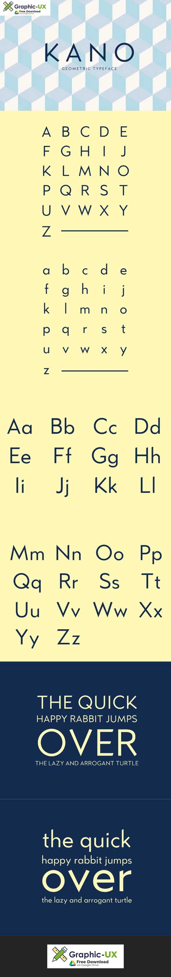 Kano Typeface Font 