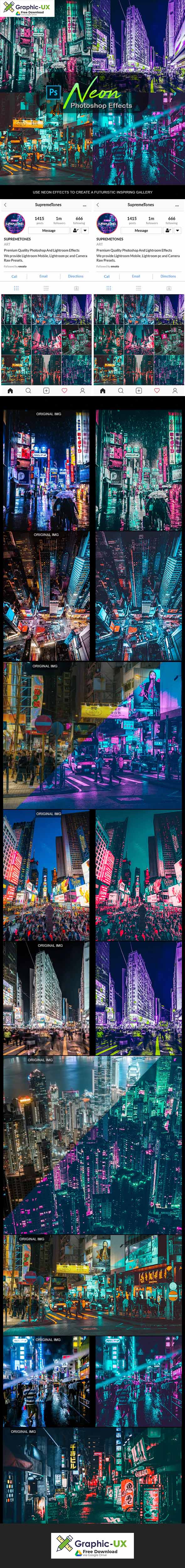 Neon Photoshop Effect