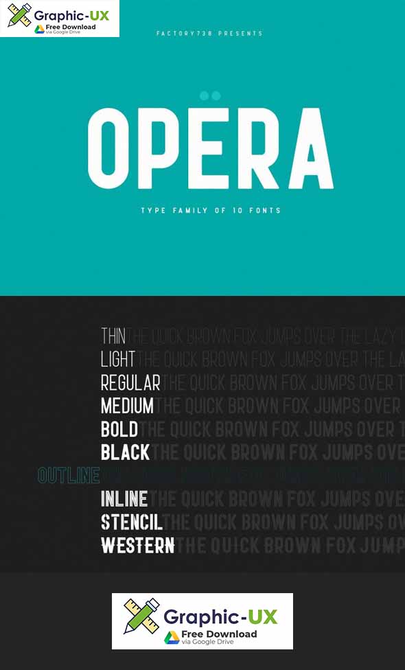 Opera Font Family 