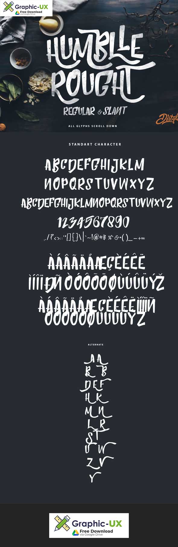 Humblle Rought Font 