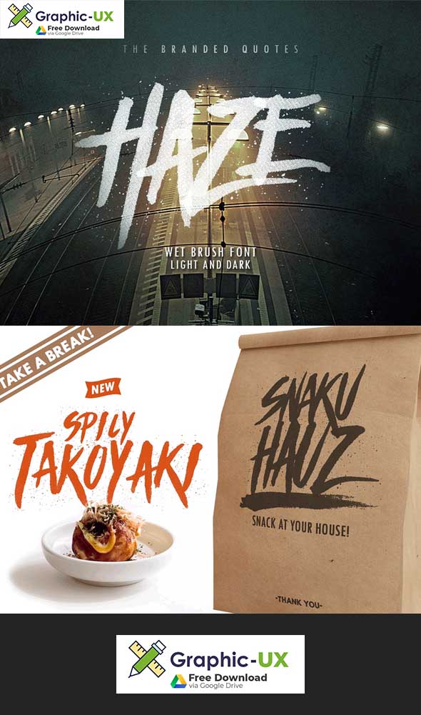 Haze Typeface Font 