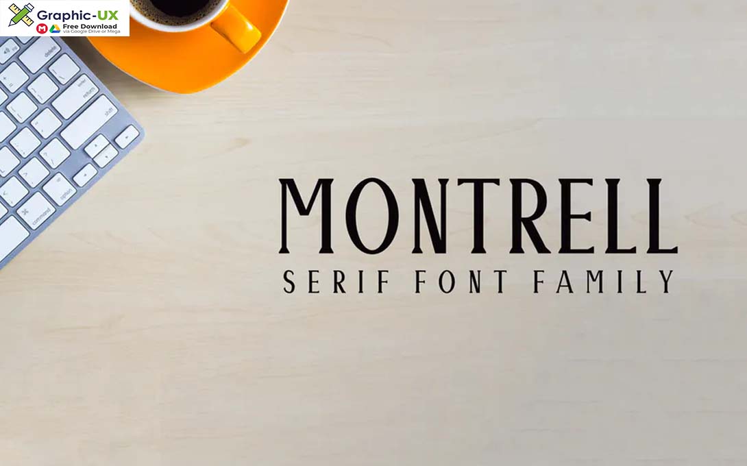 Montrell Serif Font Family Pack Font