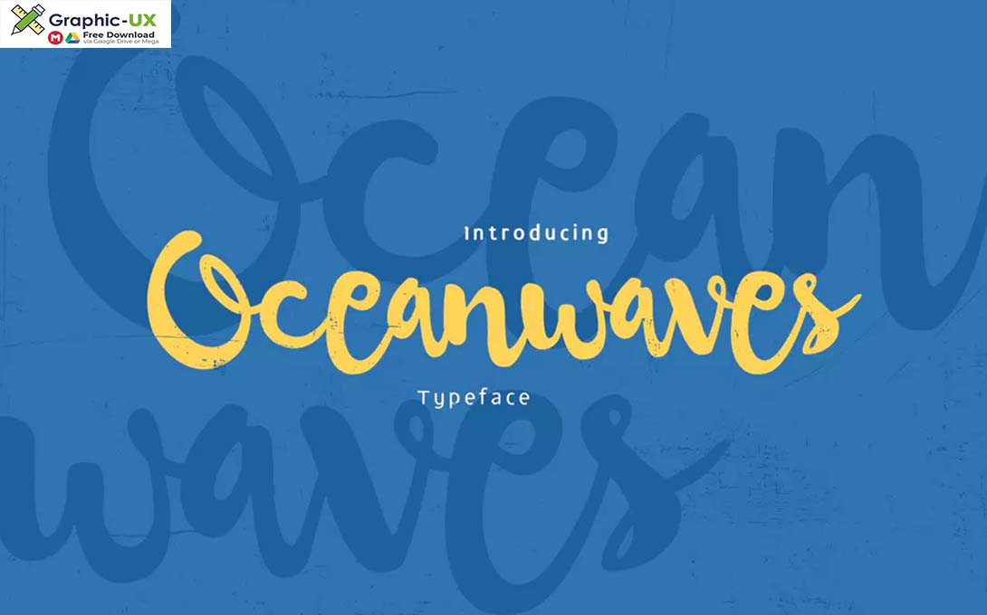 Oceanwaves Typeface Font