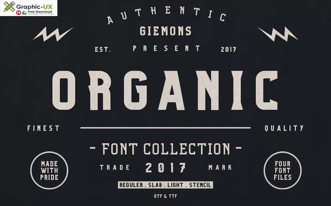 Organic Family Font