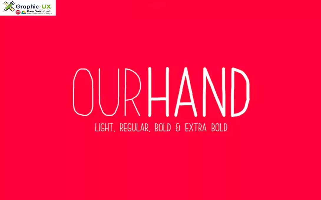 Our Hand Family Font