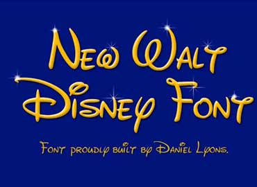 Disney Fonts