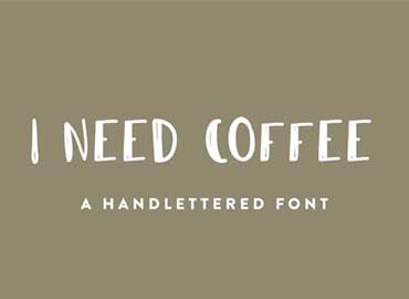 I Need Coffee Font Free