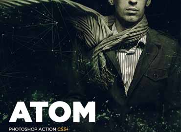 Atom CS3+ Photoshop Action