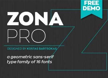 Zona Pro Free Font