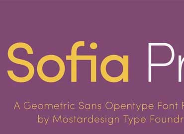 Sofia Pro Font