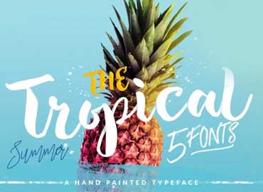 The Tropical Script Font Free