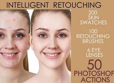 50 Photoshop Actions Retouching Skin