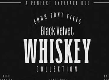 Black Velvet Font