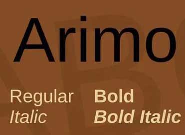 Arimo Font Family
