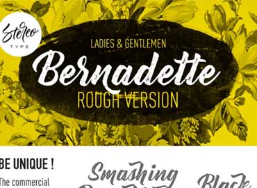 Bernadette Rough Font Free