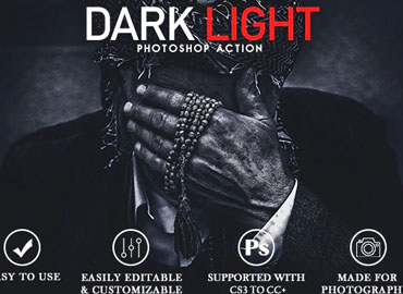Dark Light Photoshop Action