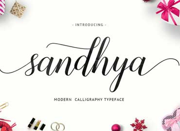 Sandhya Script Font Free