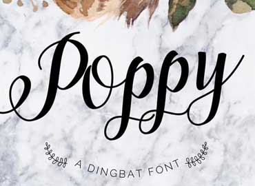 Poppy Script Font Free
