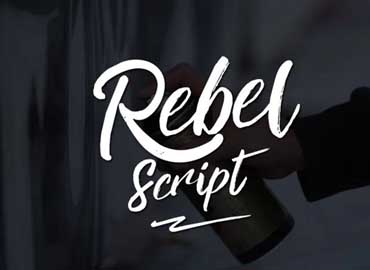 Rebel Script Font Fre