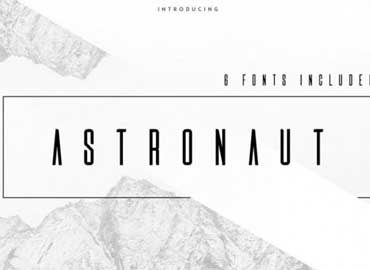 Astronaut Typeface Font