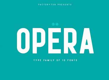 Opera Font Family