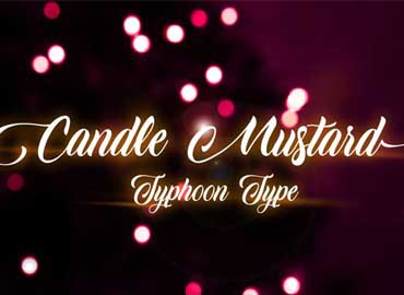 Candle Mustard Font Free Download
