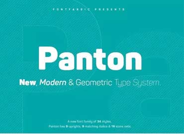 Panton Font Family