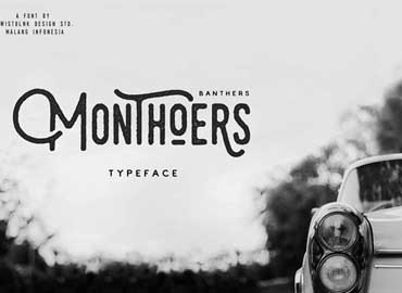 Monthoers Font Free