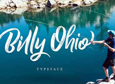 Billy Ohio Brush Font Free