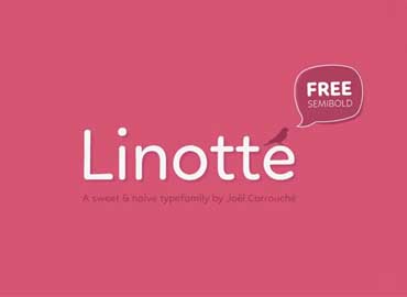 Linotte Semi Bold Font