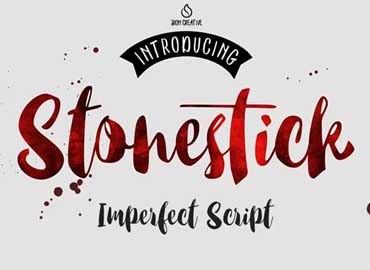 Stonestick Imperfect Script Font Free