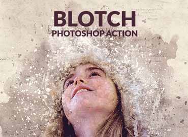 Blotch Photoshop Action