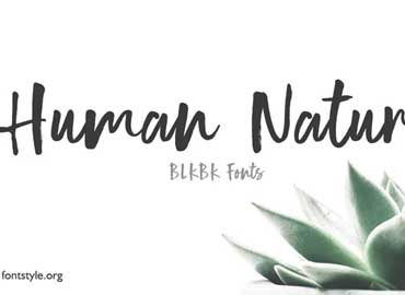 Human Nature Font