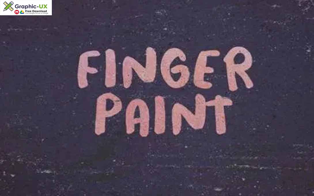 Finger Paint Font 