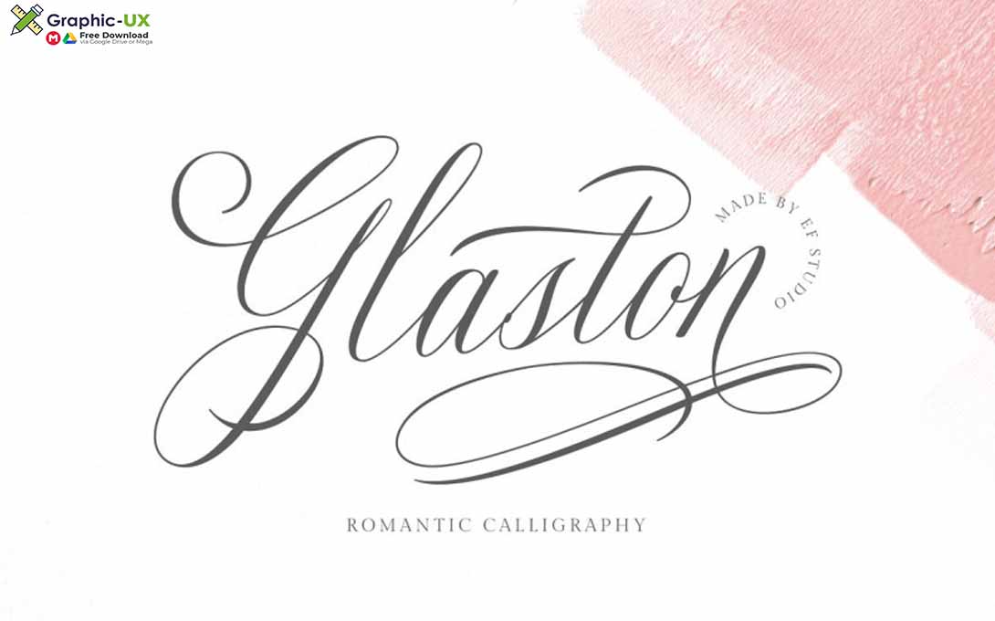 Glaston Calligraphy Font 