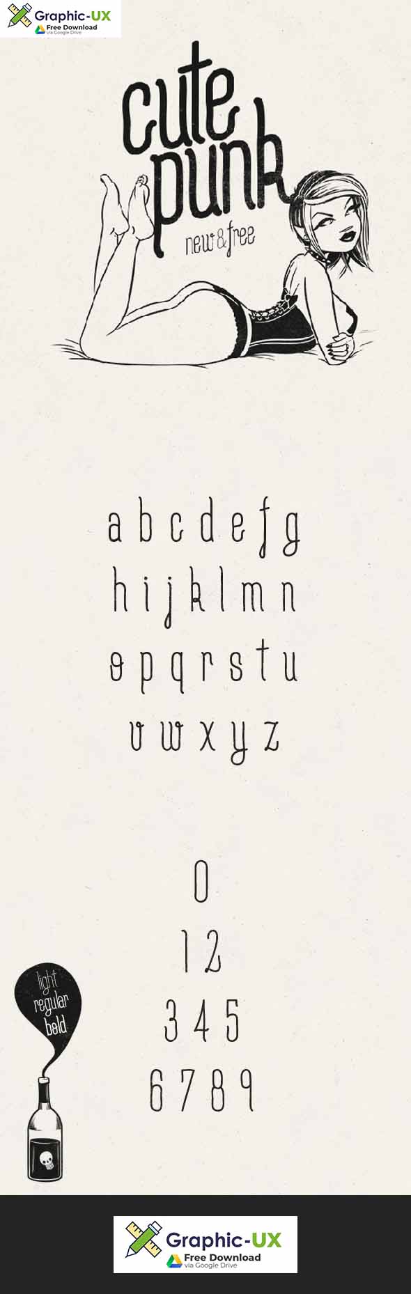 Cutepunk Typeface Font 