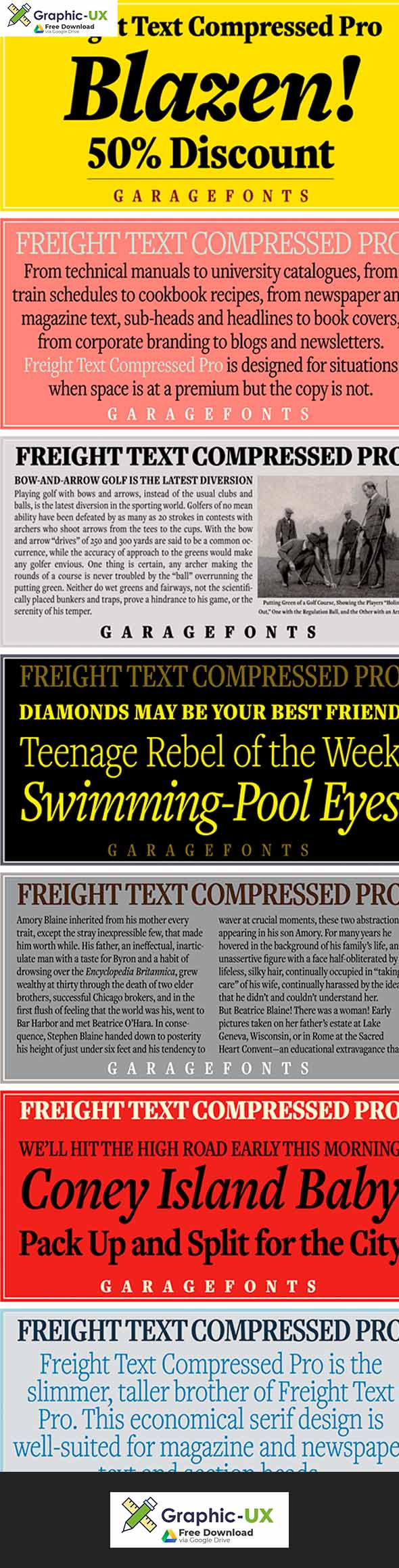 Freight Text Cmp Pro Font Family