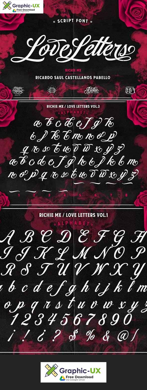 Love Letters Script Font 