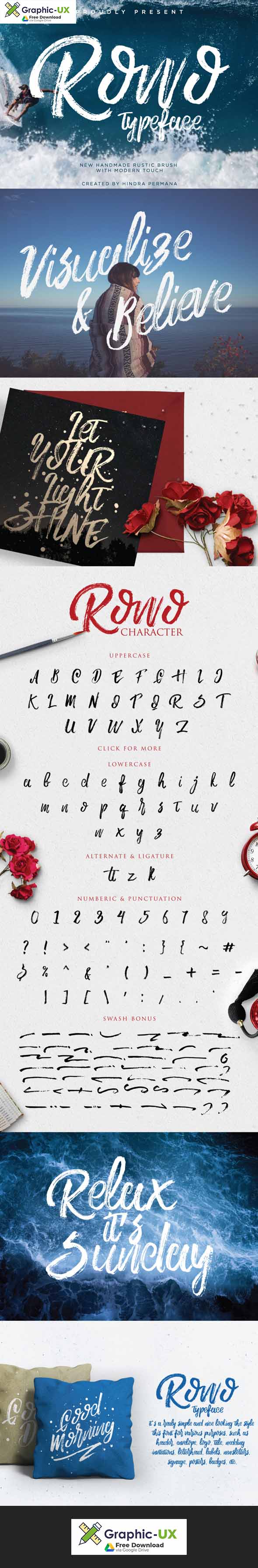 ROWO Typeface Font 
