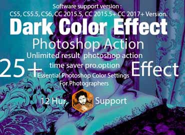 Dark Color Effect Action