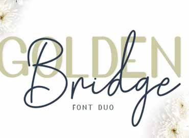 Golden Bridge Font Duo