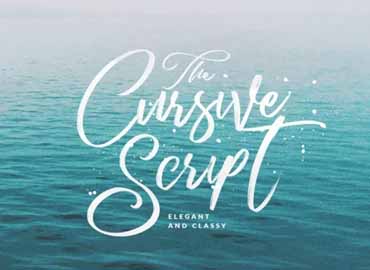Cursive Script Font Free