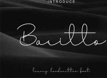 Baritto Handwritten Font
