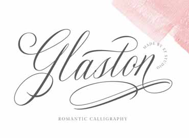 Glaston Calligraphy Font