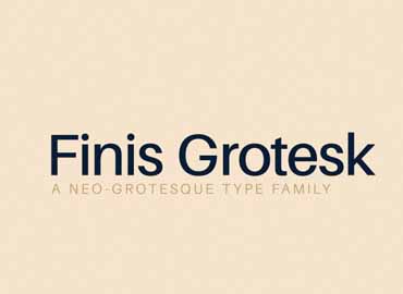 Finis Grotesk Font Family
